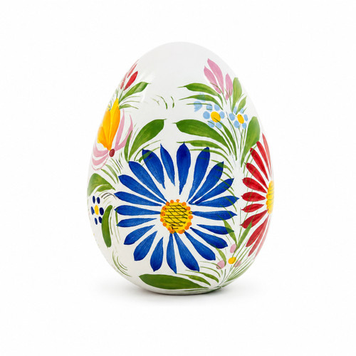 Quimper Decorative Egg - Fleuri Royal 