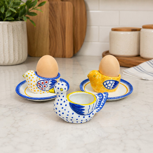 Quimper Chick Egg Cup - Fleuri 