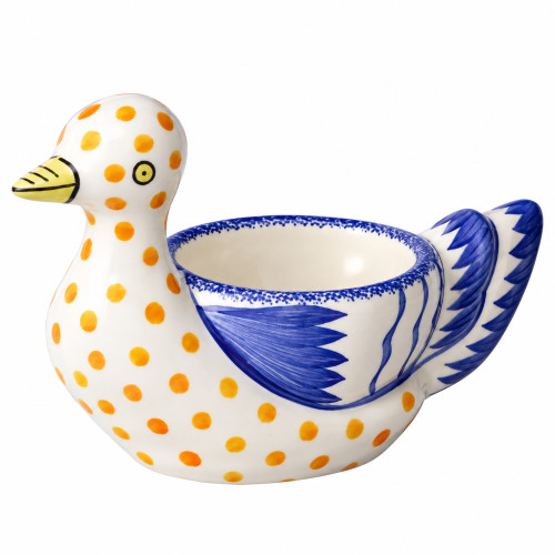 Quimper Duck Egg Cup - Fleuri Royal