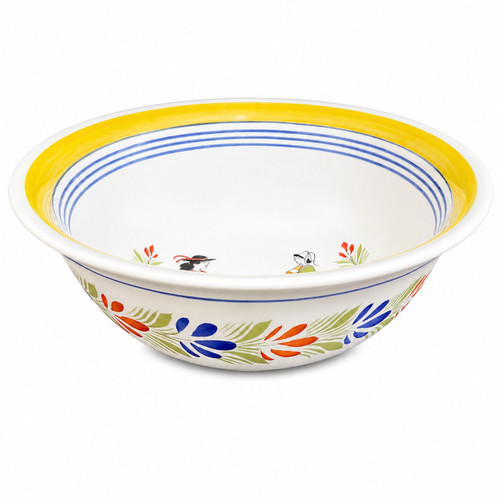 Quimper Salad Bowl - Henriot