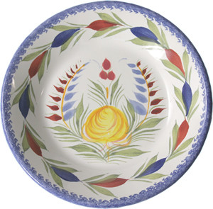 Miniature Plate - Fleuri Royal