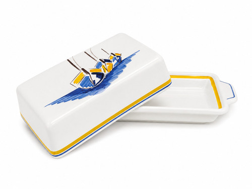 Quimper Covered Butter Dish - Escale
