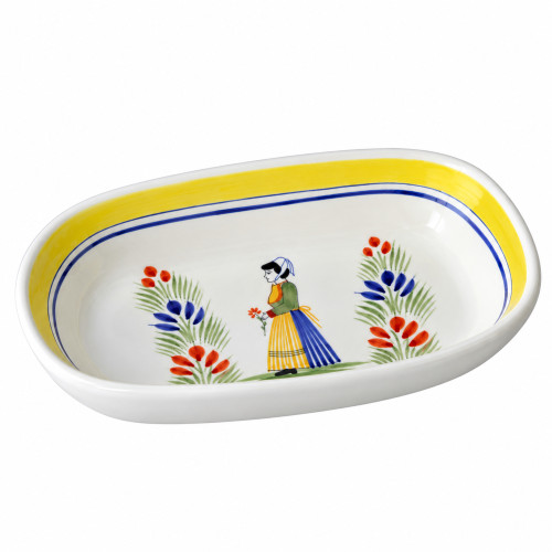 Hors d'Oeuvres Dish - Henriot - Woman | Henriot Quimper 