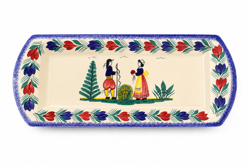 Quimper Rectangle Platter - Campagne