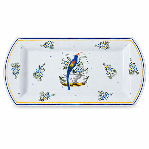 Quimper Rectangle Platter - Jardin d'ete