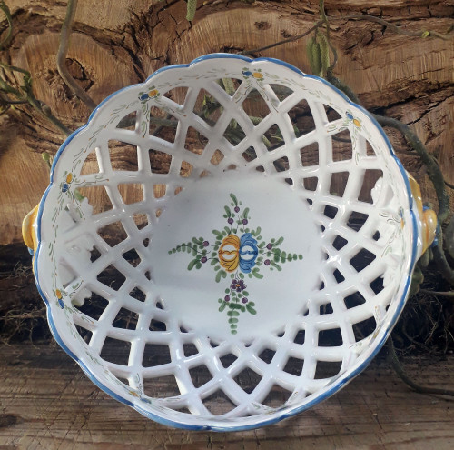 Bowl Carreaux Caribes - Faïencerie d’Art de Malicorne Pottery