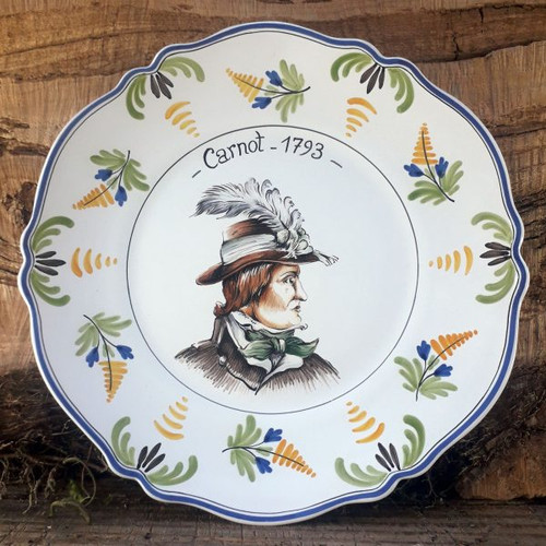 Plate - French Revolution Carnot - Faïencerie d’Art de Malicorne Pottery