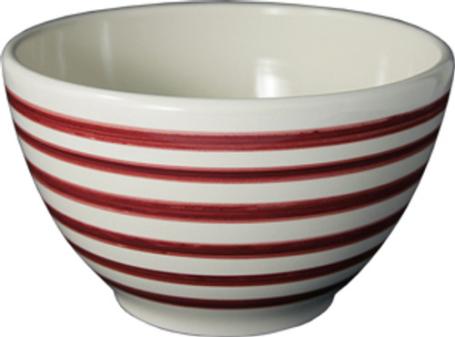 Parisian Bowl - Breton Stripes Red