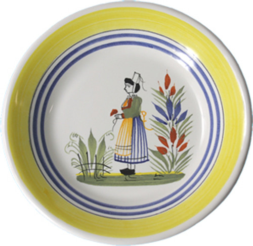 Miniature Plate - Woman - Henriot 