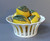 Basket with 6 Lemons - Faïencerie d’Art de Malicorne Pottery