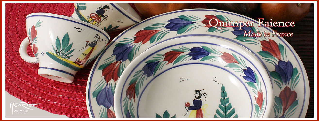 Quimper Pottery Henriot Faience - USA Boutique