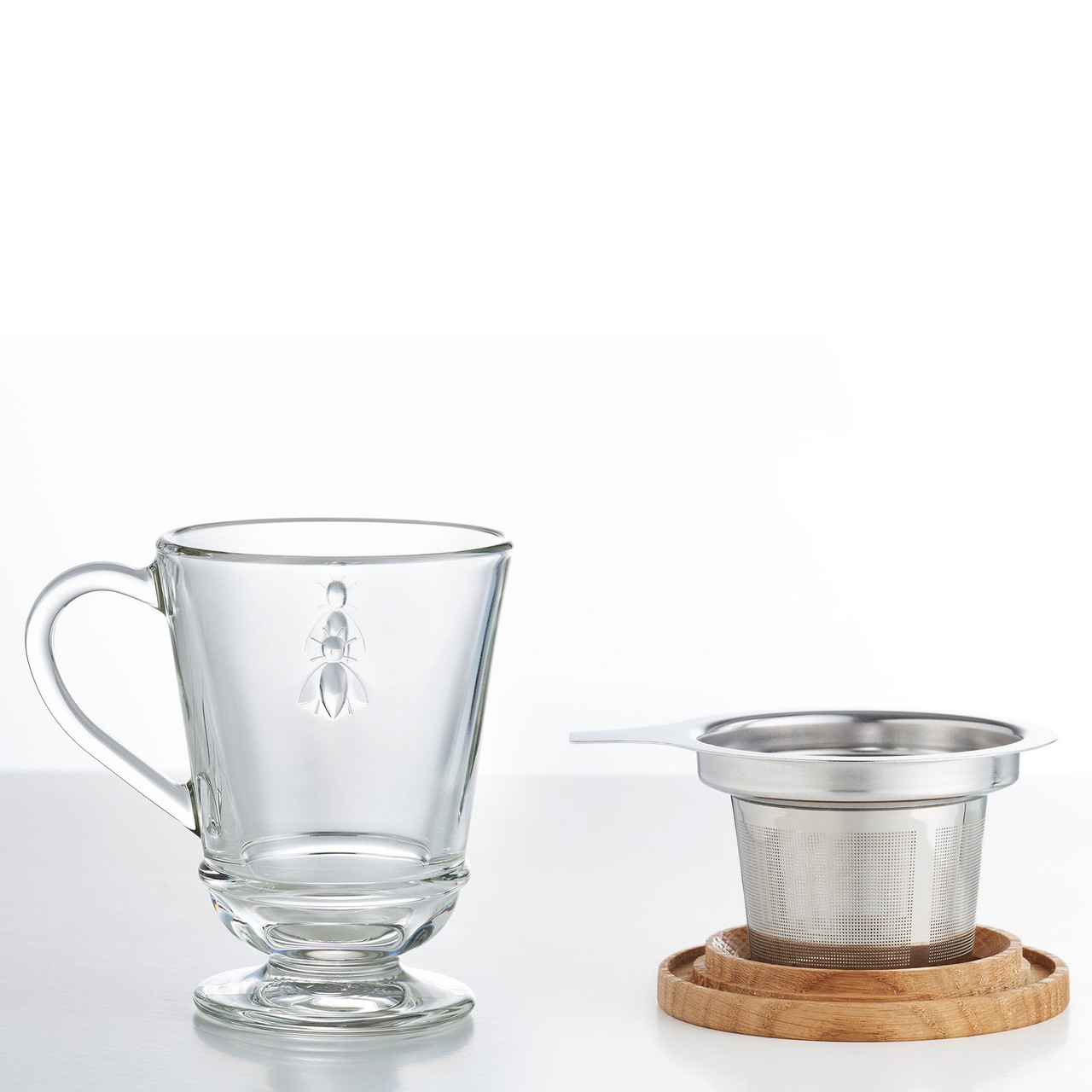 Tea Infuser Mug - Napoleon Bee - (One Mug) - La Rochere