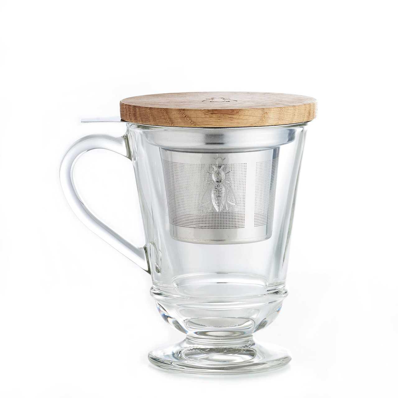 Double Wall Coffee Mug with Tea Strainer