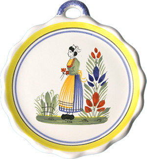 Quimper Dish with Handle - Henriot