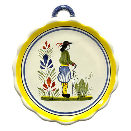 Quimper Dish with Handle - Henriot