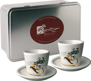 Lavazza Logo Espresso Cup and Saucer Set