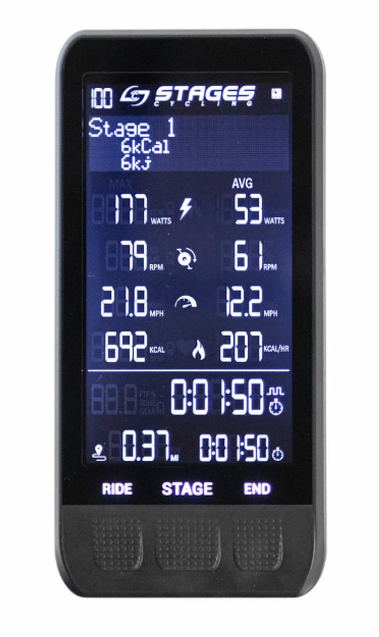 Stages SC3 Indoor Cycle w/Power Meter ECO SCRN