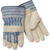 Steiner Grain Cowhide Leather Palm Work Gloves, Short Cuff, Large