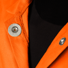 Steiner 9 oz Flame Resistant Cotton Jacket, 30" Orange With Flame Resistant Silver Reflective Stripes, Large