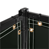 Steiner Protect-O-Screen Classic Welding Screen With 14 mil Shade 8 Tinted Transparent Vinyl Curtain, 4' x 6'