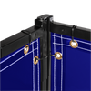 Steiner Protect-O-Screen Classic Welding Screen With 14 mil Blue Tinted Transparent Vinyl Curtain, 6' x 8'