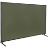 Steiner Protect-O-Screen HD Welding Screen With 12 oz Olive Green Canvas Duck Curtain, 6' x 10'
