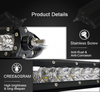 4" 40 Watt Dual Row LED Light Bar/Flood