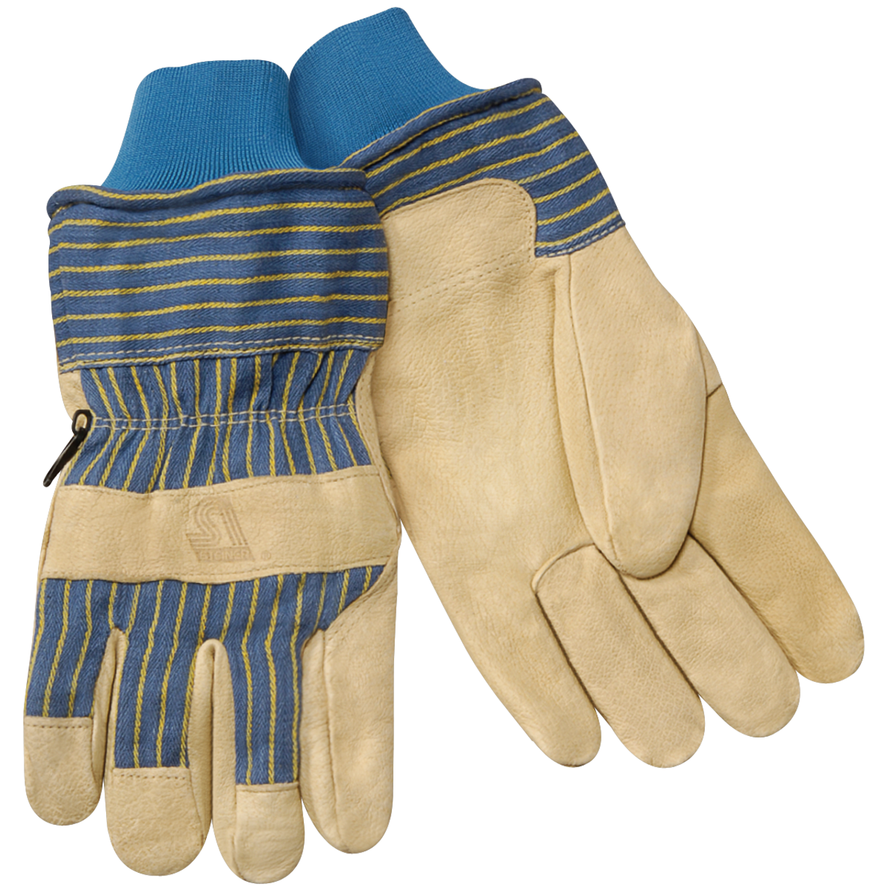 Steiner Heatloc Grain Pigskin Winter Gloves With Safety Cuff & Pull-Out Knit Wrist, X-Large
