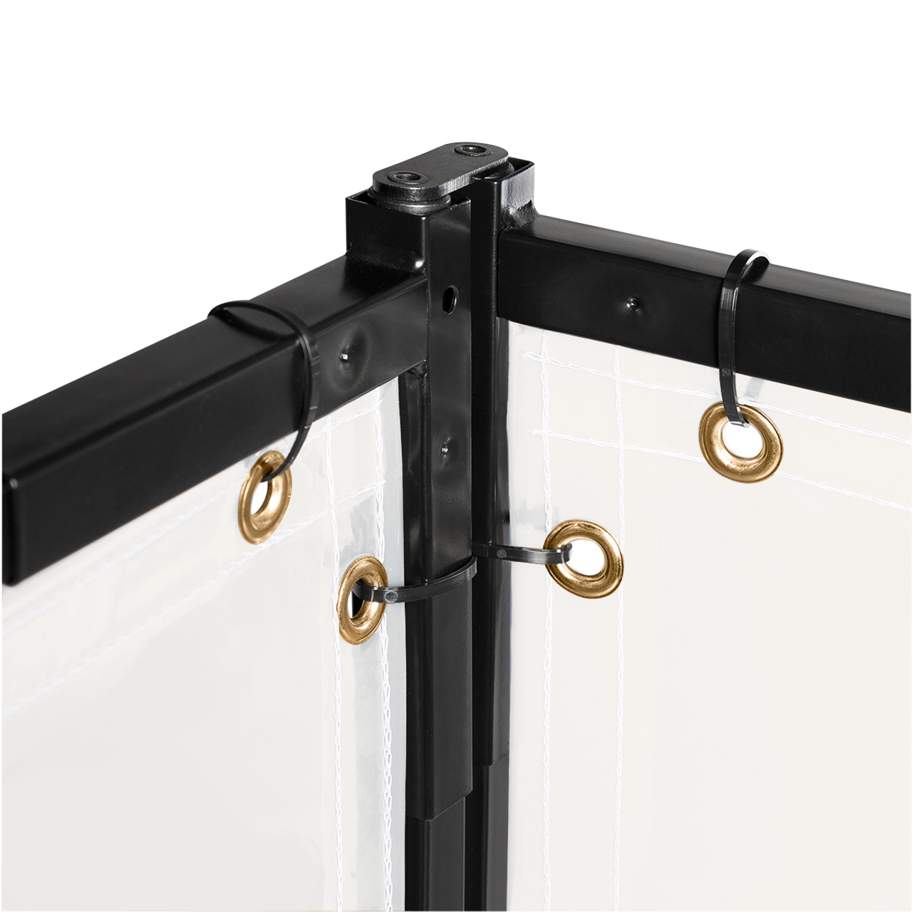 Steiner Protect-O-Screen Classic Welding Screen With 16 mil Clear Vinyl Curtain, 5' x 6'