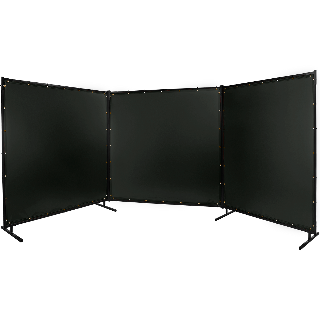 Steiner Protect-O-Screen HD Welding Screen With 14 mil Shade 8 Tinted Transparent Vinyl Curtain, 6' x 6'