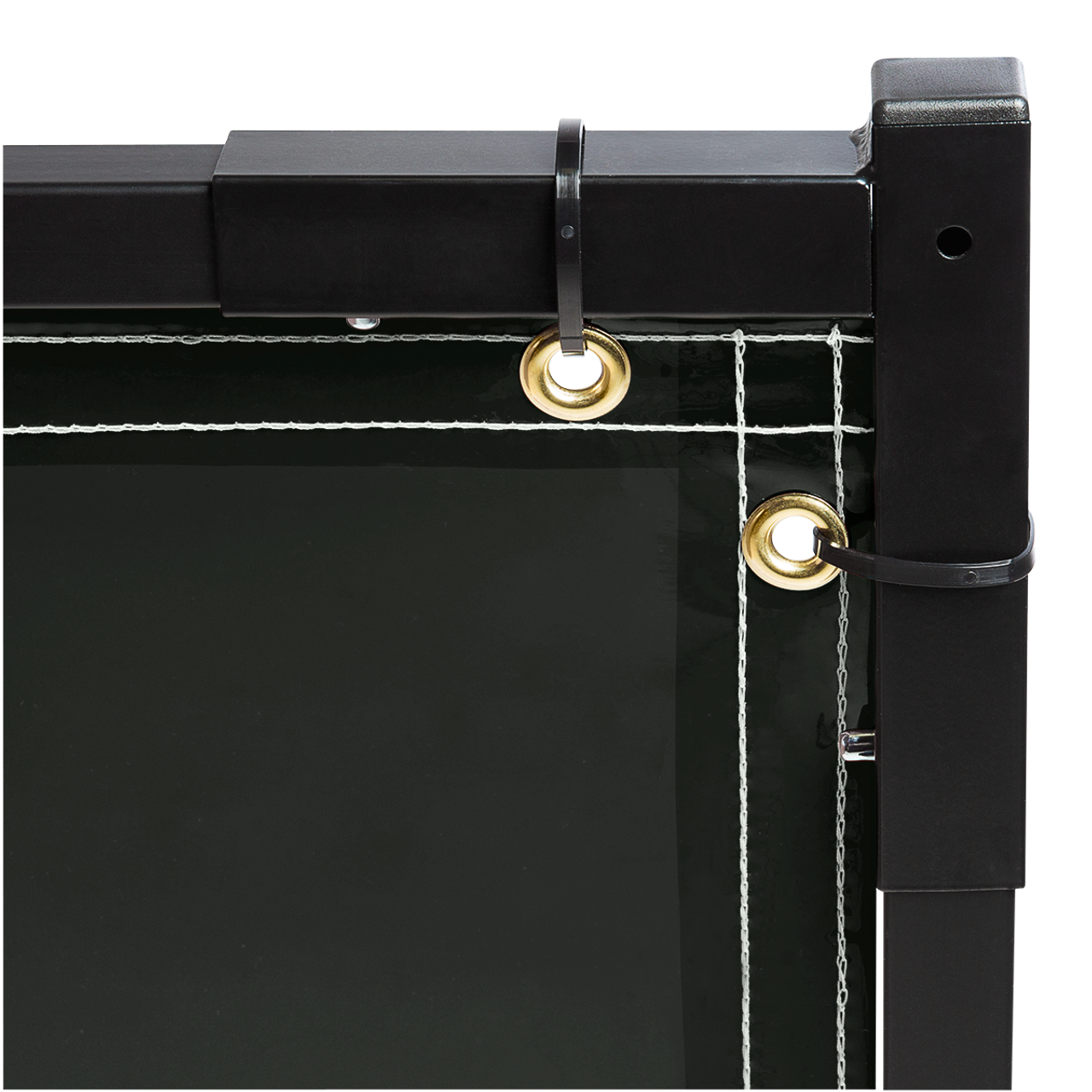 Steiner Protect-O-Screen HD Welding Screen With 14 mil Shade 8 Tinted Transparent Vinyl Curtain, 6' x 6'