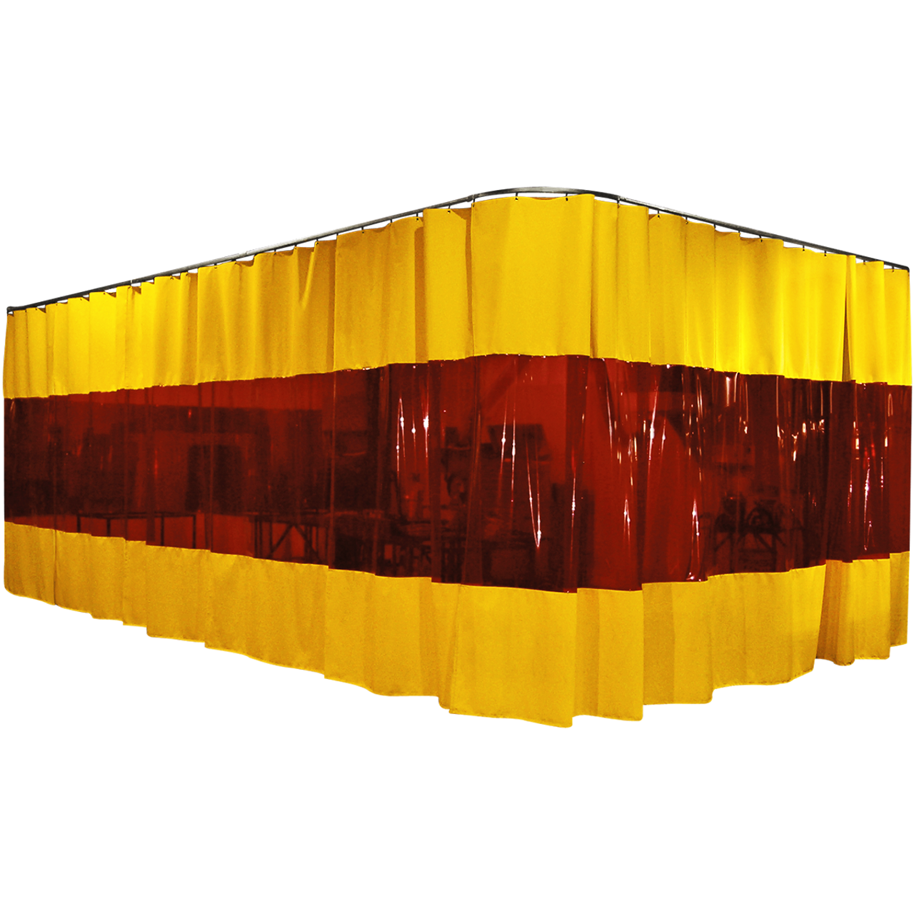 Steiner Adjust-A-Wall Curtain Wall Track & Roller Partition System, Replacement Curtain, 12' high