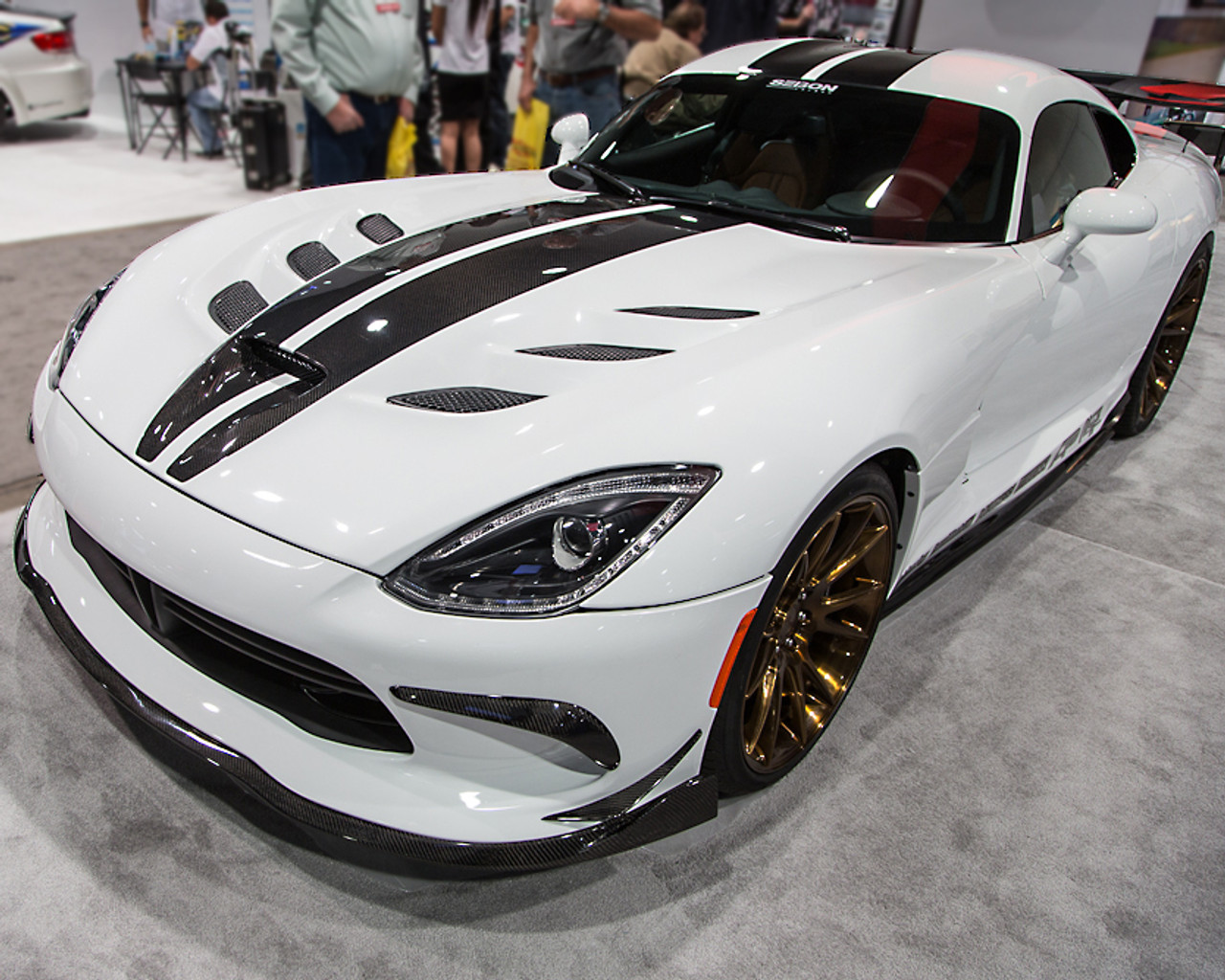 Full Carbon Fiber OEM Vented Hood 13-Pres SRT Viper Agency Power