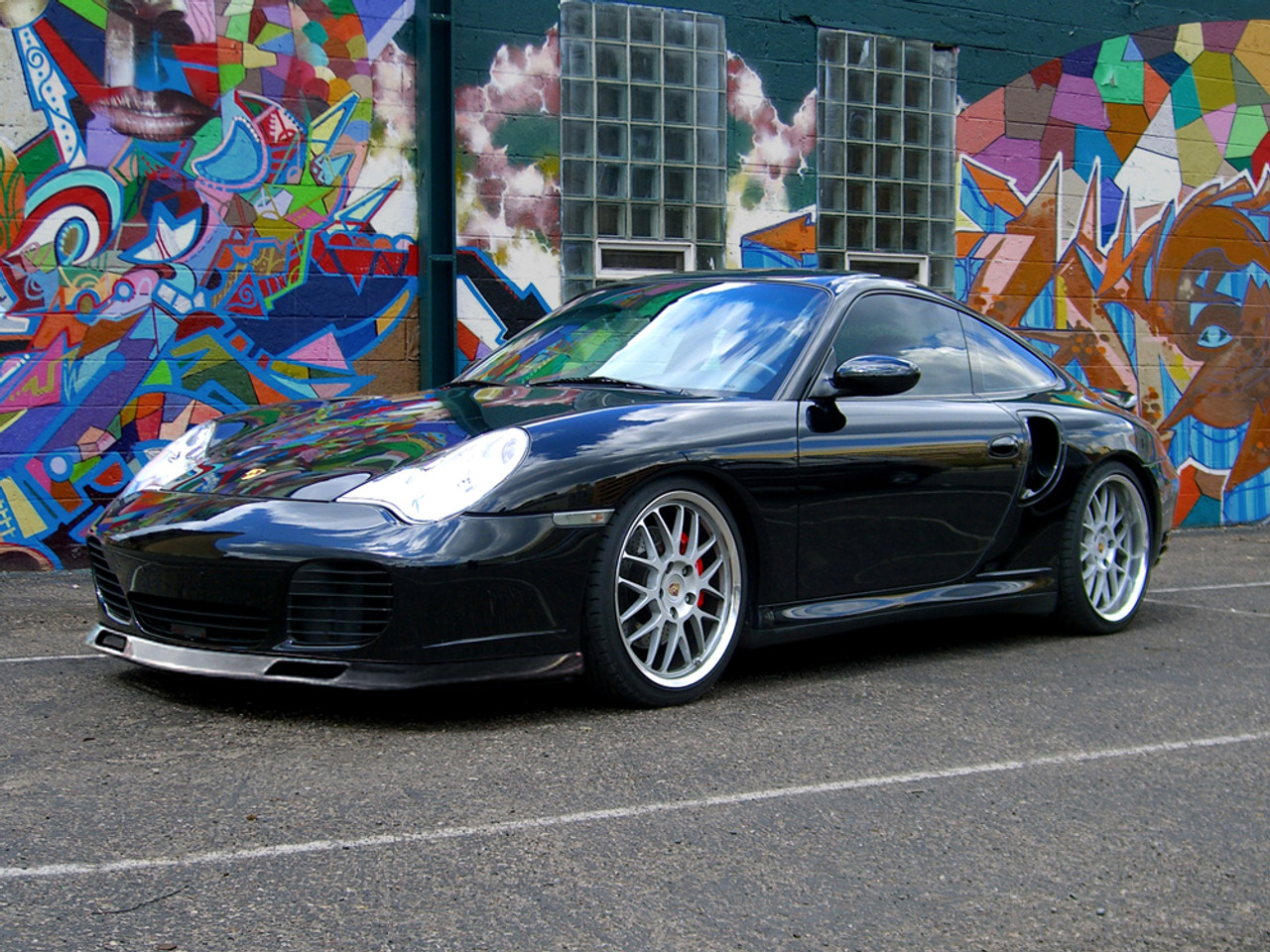 Carbon Fiber Aero Kit Style Front Lip Spoiler Porsche 996 Turbo C4S Agency Power
