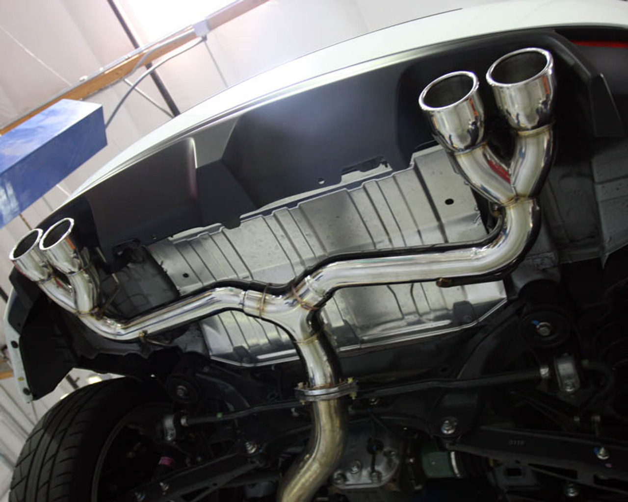 Stainless Tip Catback Exhaust w/O Muffler Subaru STI Hatch 08-14 | WRX Hatch 11-14 Agency Power
