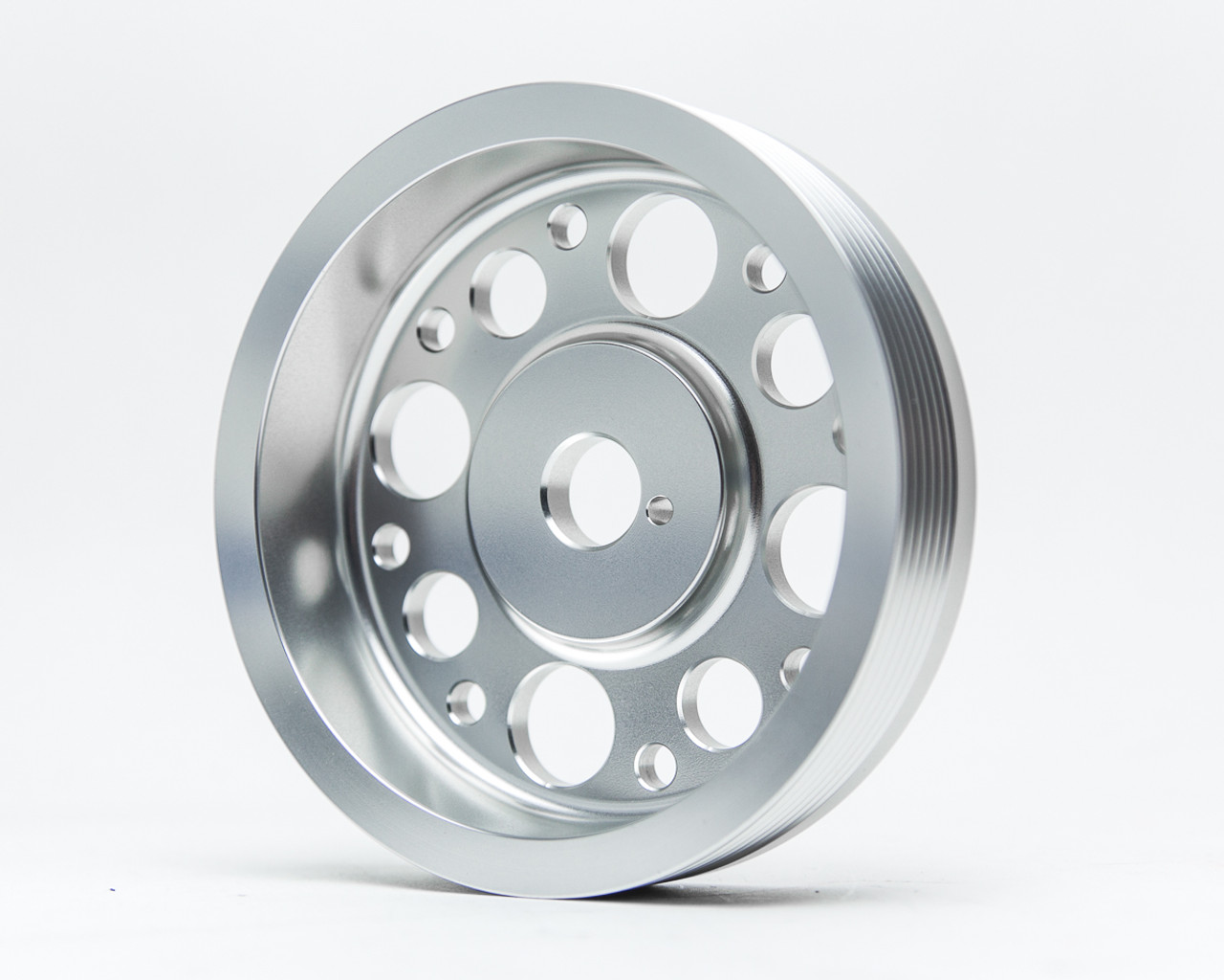 Lightweight Crank Pulley Silver Scion FRS | Subaru BRZ | Toyota GT-86 Agency Power