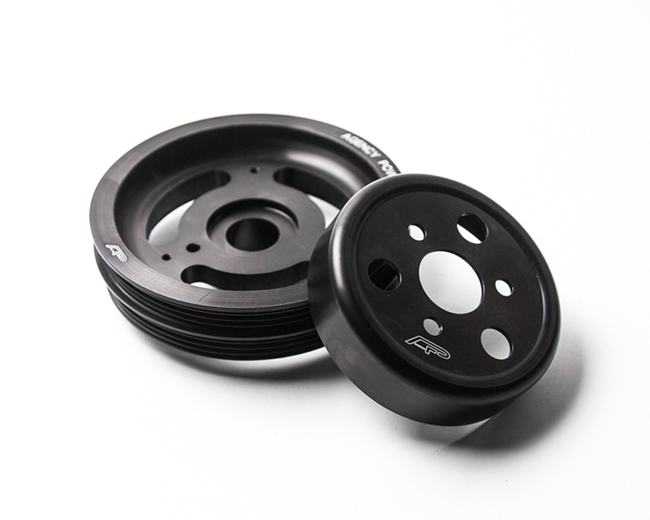 Lightweight Crank Pulley w/Water Pump Pulley Kit Ford Focus ST | Focus RS Agency Power