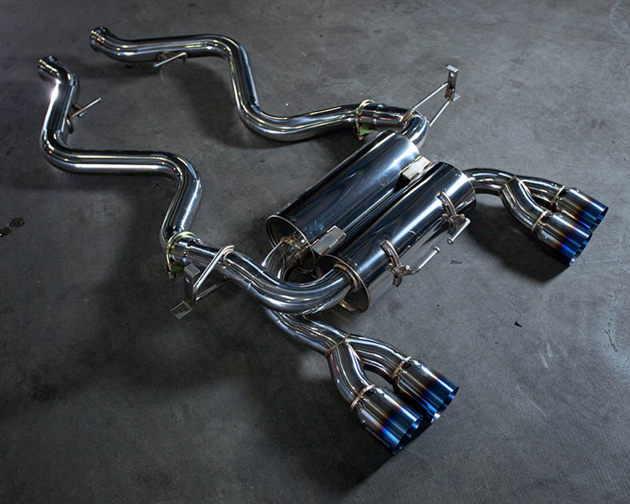 Exhaust System w/Titanium Tips 08-13 BMW M3 Coupe E92 Agency Power
