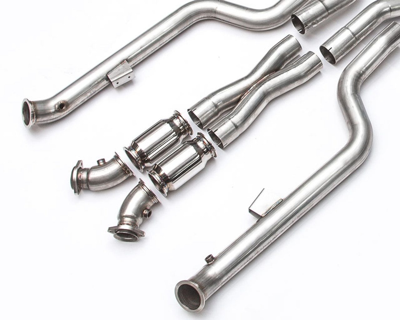 Turbo Back Exhaust With High Flow Cat Down Pipes 12-16 Mercedes-Benz E63 AMG W212 Agency Power