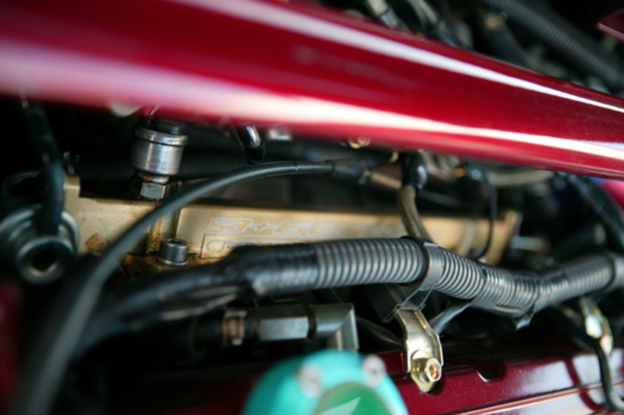 High Flow Fuel Rail Blue 03-05 Mitsubishi EVO VIII MR Agency Power