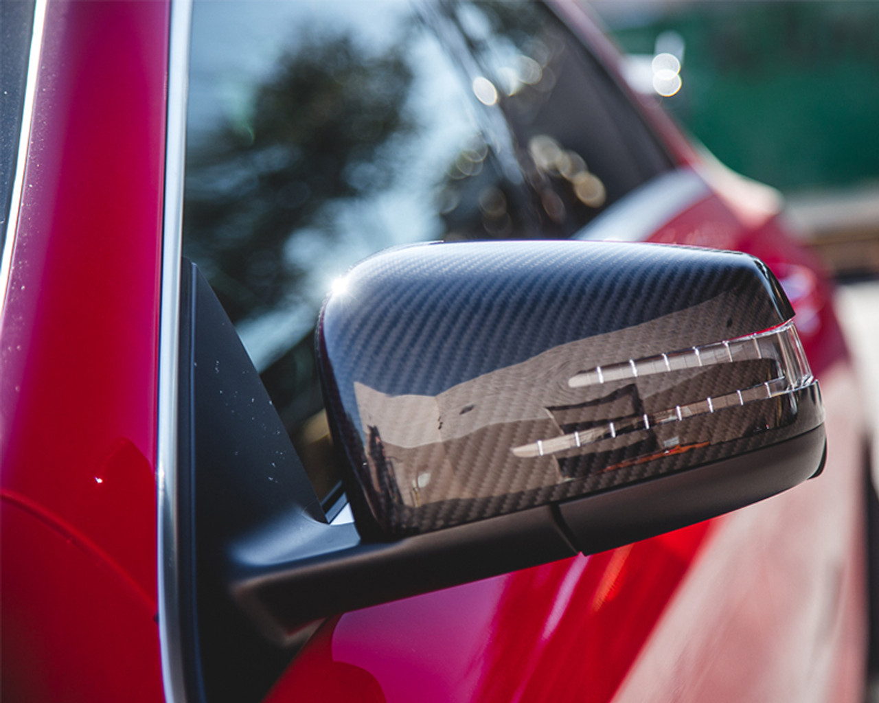 Carbon Fiber Mirror Covers Mercedes-Benz CLA250 | CLA45 AMG Agency Power