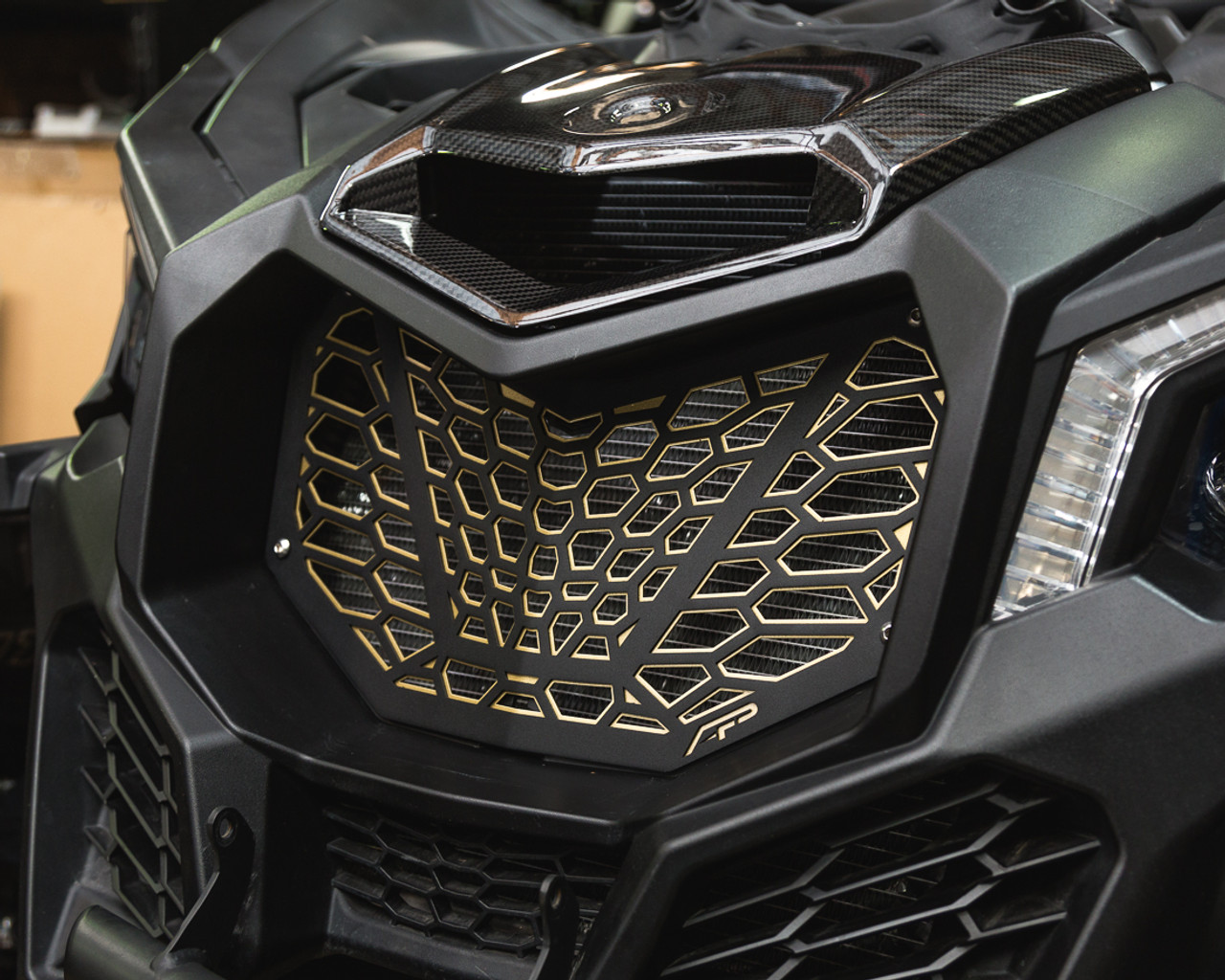 Premium Grill Black Gold Can-Am Maverick X3 Agency Power