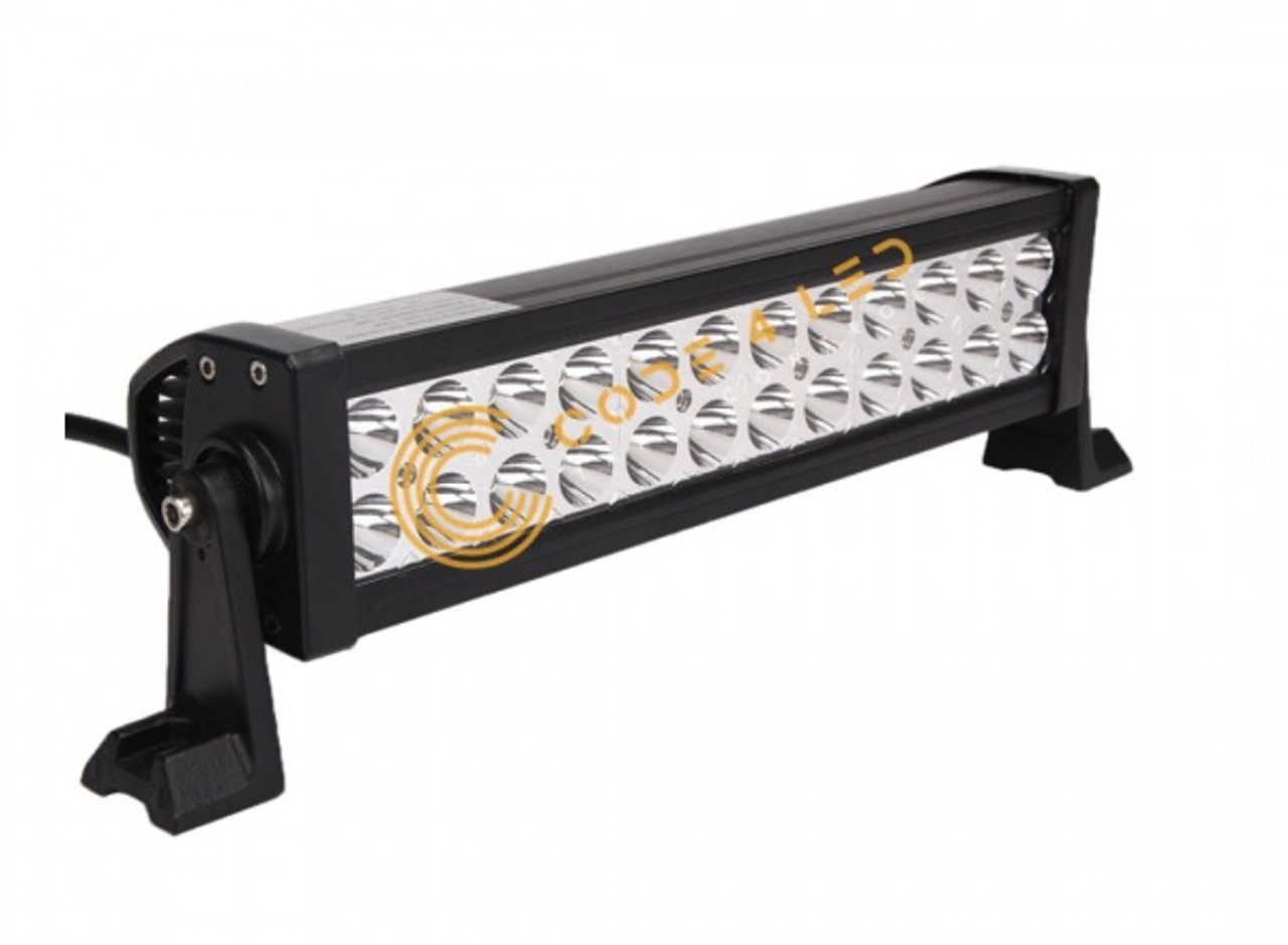 13" 72 Watt Dual Row LED Light Bar Combo