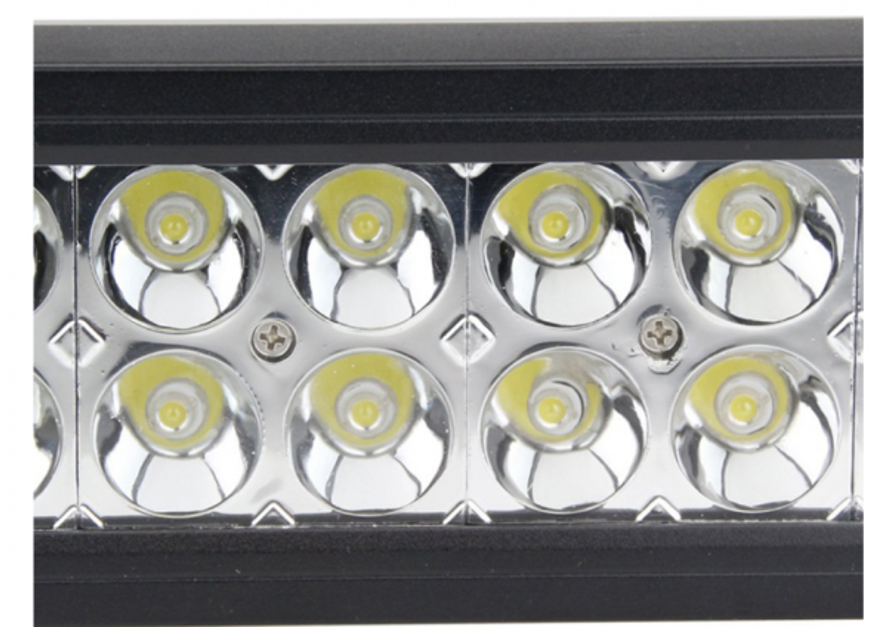 13" 72 Watt Dual Row LED Light Bar Combo