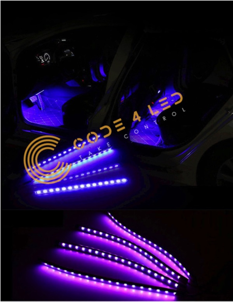 High Power Waterproof Auto Decorative Strip Light