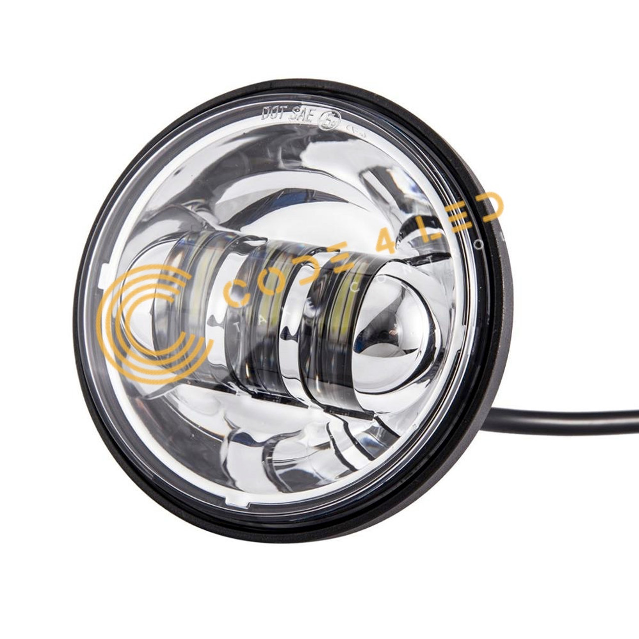 4.5" Harley Davidson Chrome Driving/Fog Light Set