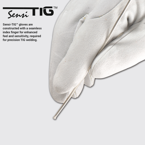 Steiner Pro-Series IronFlex TIG Premium Kidskin With Nomex Back TIG Welding Gloves, Adjustable Cuff, X-Large