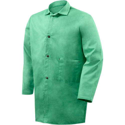 Steiner 9 oz Flame Resistant Cotton Jacket, 36" Green, 3X-Large Steiner 9 oz Flame Resistant Cotton Jacket, 36" Green, 3X-Large