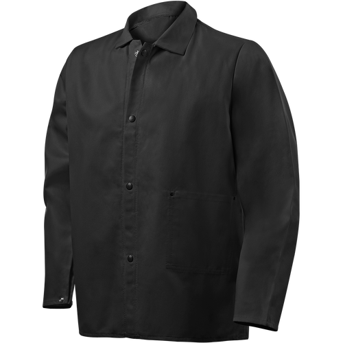 Steiner 9 oz Flame Resistant Cotton Jacket, 30" Black, 3X-Large Steiner 9 oz Flame Resistant Cotton Jacket, 30" Black, 3X-Large