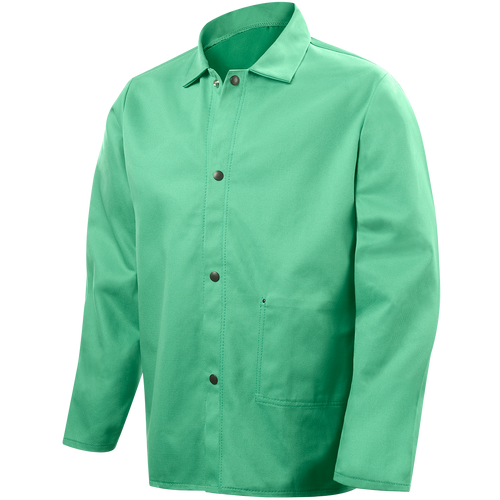 Steiner 12 oz Flame Resistant Cotton Jacket, 30" Green, Medium